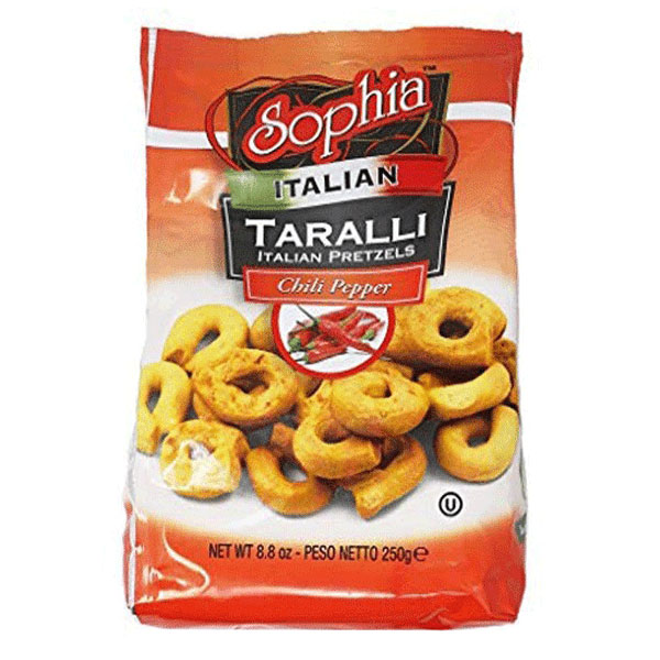 Dry Bread Rings Taralli-Chili Pepper – 8.82 oz (250gr)